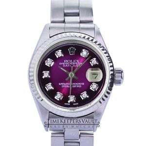 Rolex Accessories - Rolex Lady Datejust Purple Diamond Dial 26mm Watch Rolex Accessories - Rolex Lady Datejust Purple Diamond Dial 26mm Watch